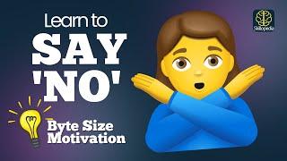 Learn To Say NO To Be More Productive  #personaldevelopment #selfdevelopment #selfgrowth