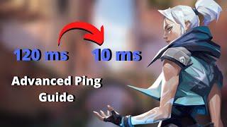 LOWER Ping in Valorant - Advanced Guide to Lowering Ping - FIX LATENCY STILL WORKING 2022