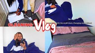 This is my reality in the UK  Clean my small room with me  Living in the UK as a Nigerian #ukvlog