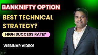 Banknifty Option - Best Technical Strategy?  High Success Rate?  Tamil  Webinar Video  @CTA100