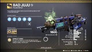 Bad Juju Exotic Weapon & Catalyst – Destiny 2