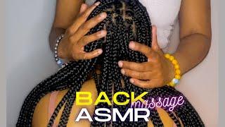 ASMR  BRAIDS PLAY + massage  ASMR  braids scratching + NO talking*