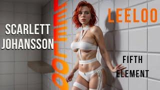 Scarlett Johansson as Leeloo Fifth Element 4K AI generated