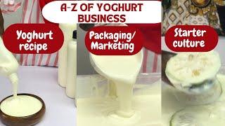 Starting a profitable Yoghurt Businessyoghurt starter with lemonHomemade Yoghurt #yoghurtbusiness