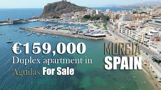 Duplex apartment in Aguilas for sale Murcia Costa Calida Spain 3 minutes walk from the beach