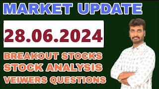 28.06.2024 Share Market Update Stock Analysis Results Dividends and Important Data MMMTAMIL