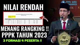 PERANGKINGAN ‼️NILAI KECIL MENANG RANGKING PPPK GURU 2023‼️