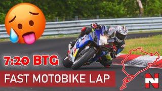 720 BTG Nordschleife Nürburgring GSX-R 1000 K5 FAST Motorcycle lap with traffic