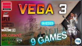 Vega 3 in 9 GAMES  AMD Athlon 3000G  in 2023