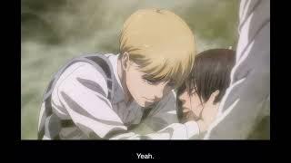 Mikasa kills Eren  Armin sees Eren’s head and cries  Attack on Titan Final Season Part 3 Ep2