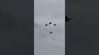 United States Air Force Thunderbirds arrive into Sheppard Air Force Base in Wichita Falls Texas