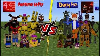 Five Nights at Freddys 4 DanyFox VS FNAF 4 Funtime Lefty FNAF 4 Creator Battle
