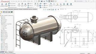 SolidWorks Tutorial Design of tank