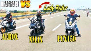 Honda PCX 150 vs Yamaha Nmax 155 vs Yamaha Aerox 155