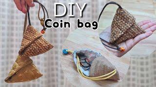 EP207  DIY Triangle Coin Pouch  Pyramid pouch No zipper