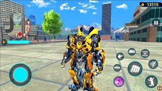 Bumblebee Multiple Transformation Jet Robot Car Game 2020 #10 - Android Gameplay.