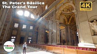 Saint Peters Basilica 4K Tour - The Vatican - with Captions