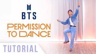 BTS - Permission to Dance Dance Tutorial Explanation and Mirrored  Ellen and Brian