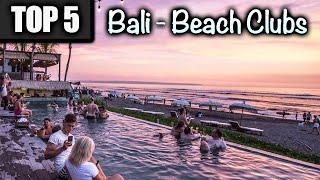 Top 5 Beach Clubs in Bali - Seminyak to Canggu    Beachfront Swimming Pool Party Wet Bars