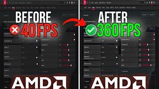 AMD RADEON SETTINGS BEST AMD SETTINGS To Boost FPS For Gaming - NEW & IMPROVED Tweaks