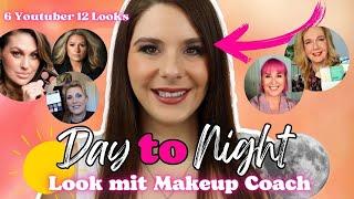 DAY ️ to NIGHT  Look mit Makeup Coach  6 Youtuberinnen 12 Looks  Schikitas Place