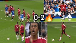 Man United vs Rangers   2-0  Leny Yoro classic debut Amad Diallo superb...