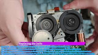 Pioneer CT-W505R -  How to disassembly clean replace belts other repairs tips & tricks.