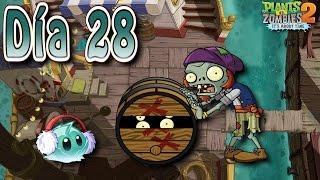 Plants vs Zombies 2 Mares Piratas Día 28