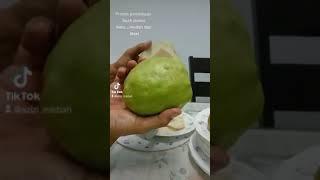 Cara potong buah jambu Batu dengan mudah dan lazat