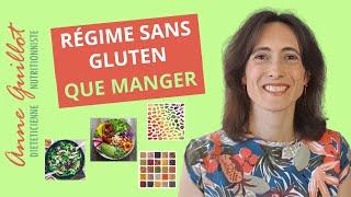 Régime sans gluten  que manger