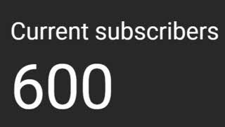 woah I got 600 subs?