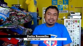 NET Jatim - Dia Luar Biasa Pendiri usaha kreatif Kaos Cak Cuk