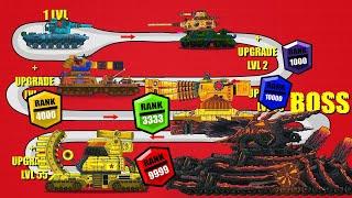 ГУСТАВ прокачка уровней  - Мультики про танки