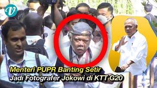 Menteri PUPR Mendadak Jadi Fotografer Jokowi di KTT G20 Bali