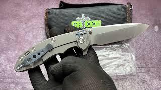Knife Green Thorn Hinderer XM18 black VG10 spanto.