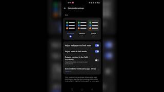 realme 11 pro plus dark mode setting