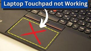 How to fix Laptop Touchpad not Working - Dell Laptop