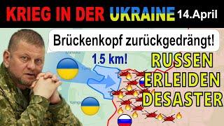 14.APRIL RUSSEN VERLIEREN 106 PANZER & GEPANZERTE KAMPFFAHRZEUGE  UND 1.5 KM GELÄNDE