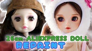 BJD hobby on a budget Transforming a 26cm doll from Aliexpress