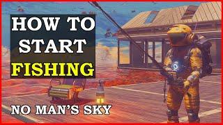 How To Fish In No Mans Sky  No Mans Sky Fishing Rod Location