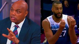 Charles Barkley & Shaq Argue Over Rudy Gobert Saying The NBA is Rigged Inside The NBA