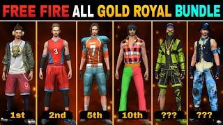 ALL GOLD ROYAL FREE FIRE  FREE FIRE ALL GOLD ROYAL  ALL GOLD ROYAL BUNDLE FREE FIRE