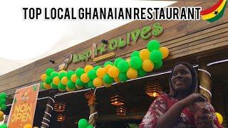 THEY OPENED A LOCAL GHANAIAN RESTAURANT  BEST RESTAURANTS IN ACCRA