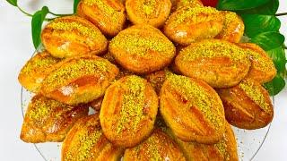 کلچه شکرپاره ترکی با آرد سوجیsekerpare Turkish Cookies Şekerpare Semolina Sooji Cookies