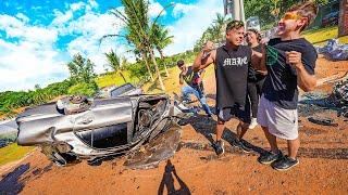 O RENATO NÃO CONSEGUIU IMPEDIR O MAREA CAIU DO GUINDASTE À 50 METROS DE ALTURA