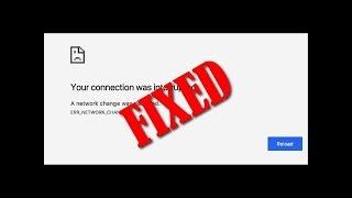 Easy Guides ERR NETWORK CHANGED Chrome Browser Error Issue