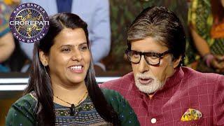 Big B ने Hot Seat पर बैठी इस Female Player के साथ Crack किया एक Funny Joke  KBC Queens