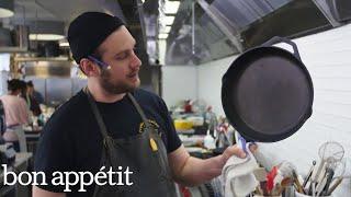 How to Clean a Cast-Iron Skillet with Brad  Bon Appétit