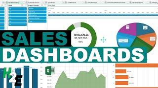 How to Create a Sales Dashboard in Excel