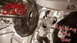 WrestleMania 29 Diary - AJ Lee goes to the gym WWE.com Exclusive April 4 2013